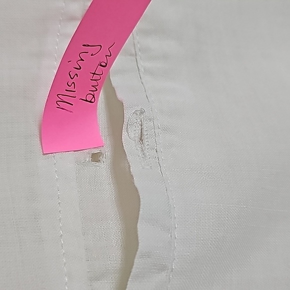 Daniel Ellisa Men's Short Sleeve Button-up Linen Shirt Size 2XL - Picture 4 of 6